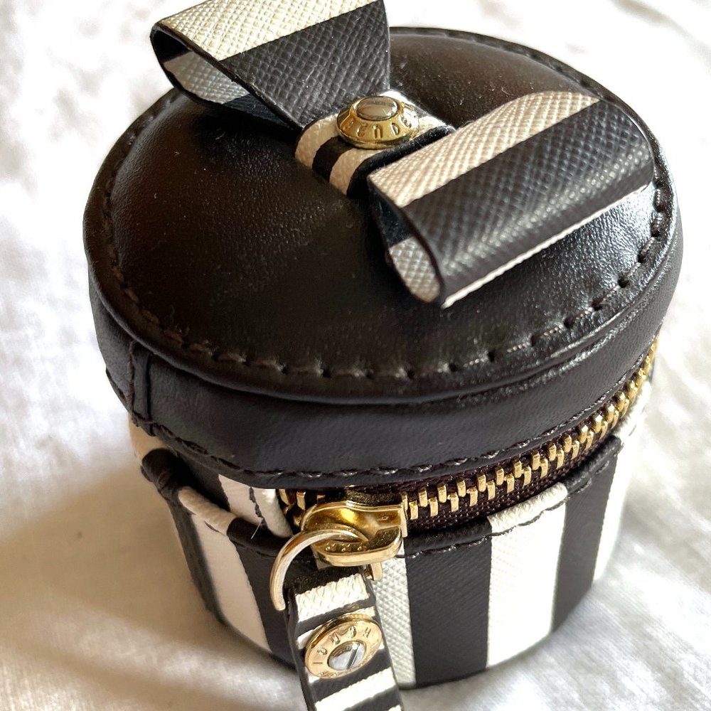 Henri Bendel Centennial Stripe Ring Box with Bow NEW